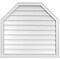 Ekena Millwork Octagonal Top Surface Mount PVC Gable Vent w/ 2"W x 2"P Brickmould Sill Frame, 34"W x 32"H GVPOT34X3203SN - alternate 1